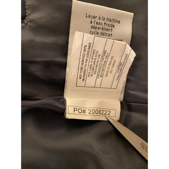 North End Goose Down Puffer Vest Women XL‎ Navy Full Zip Warm Outdoor Branded - Picture 15 of 16